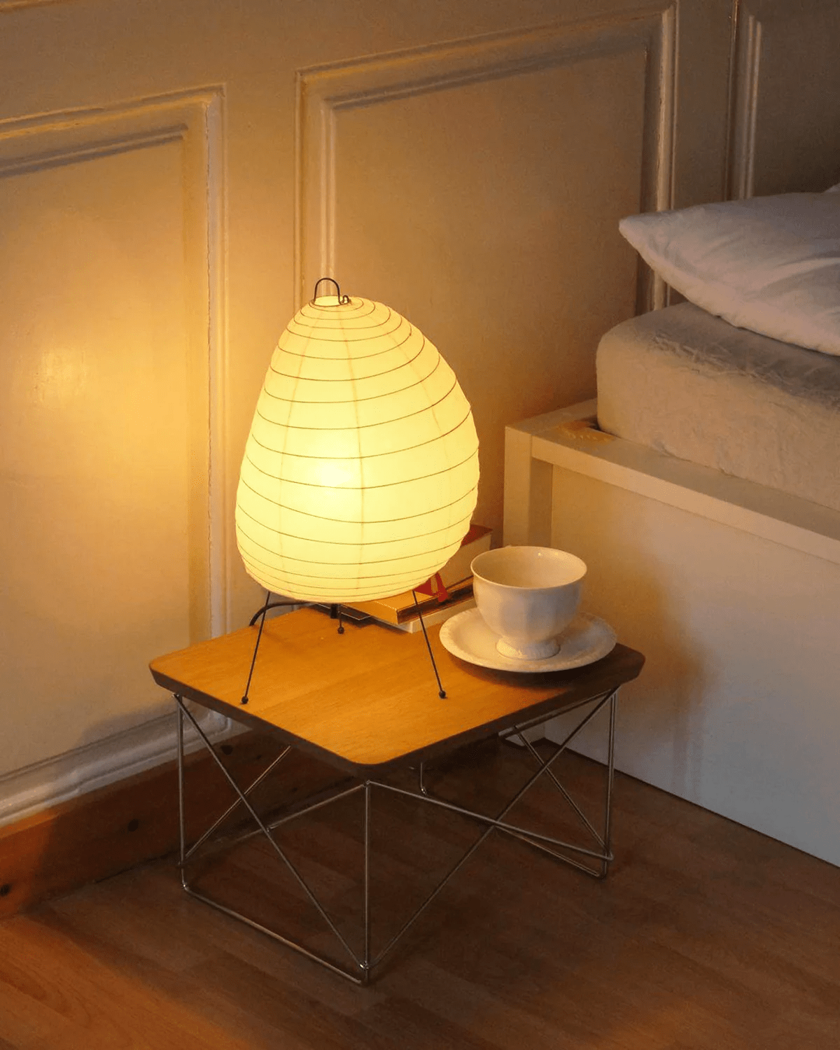 Fletcher Modern Rice Paper Table Lamp - Letslighting