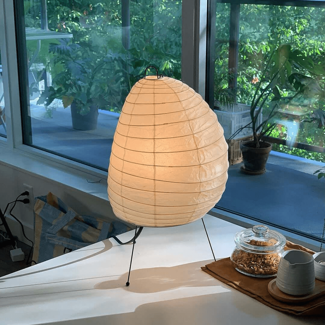 Fletcher Modern Rice Paper Table Lamp - Letslighting