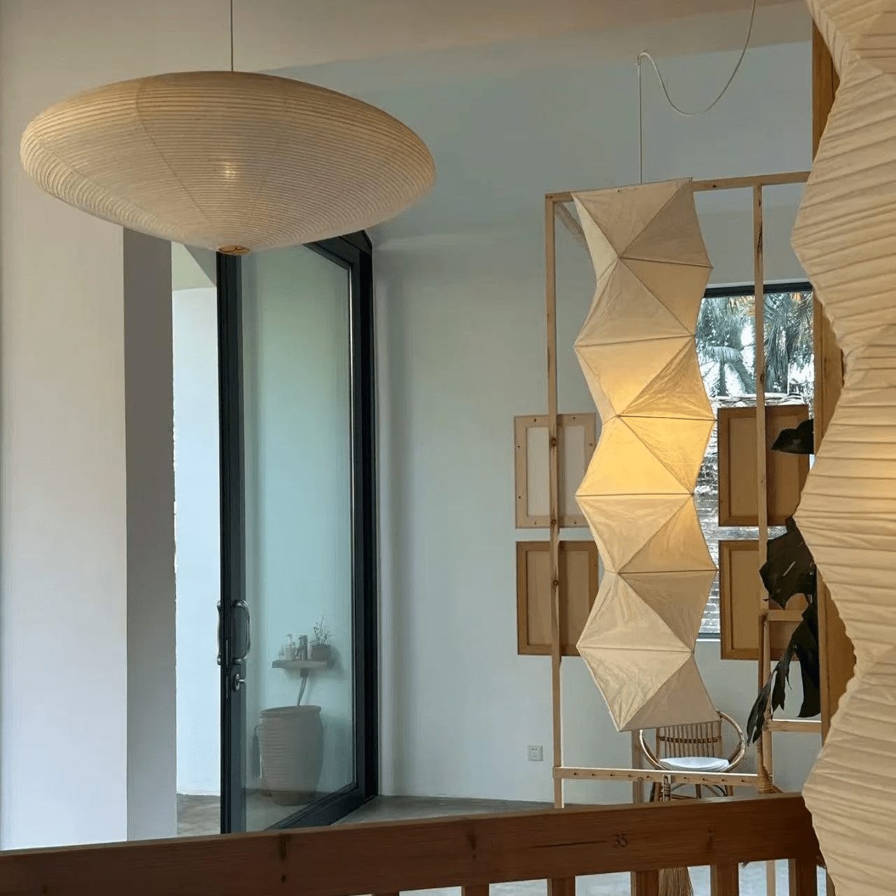 Origami Minimalist Paper Pendant Light - Letslighting