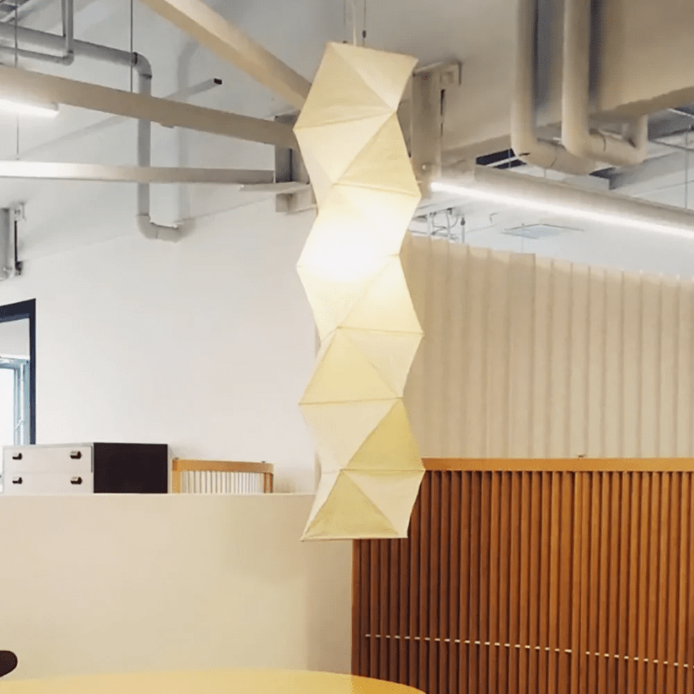 Origami Minimalist Paper Pendant Light - Letslighting