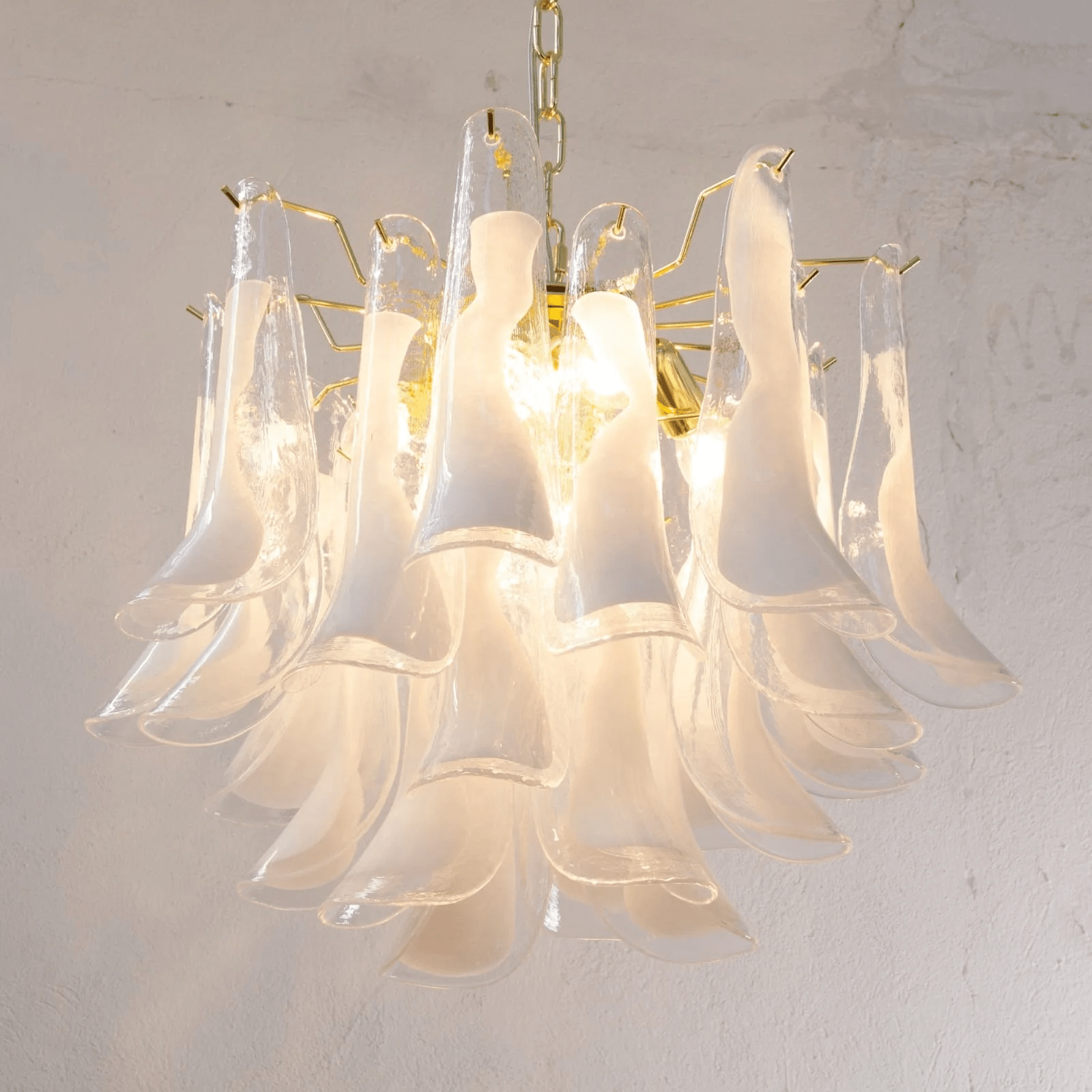 Aurora Chandelier Murano Glass Tiered Italian