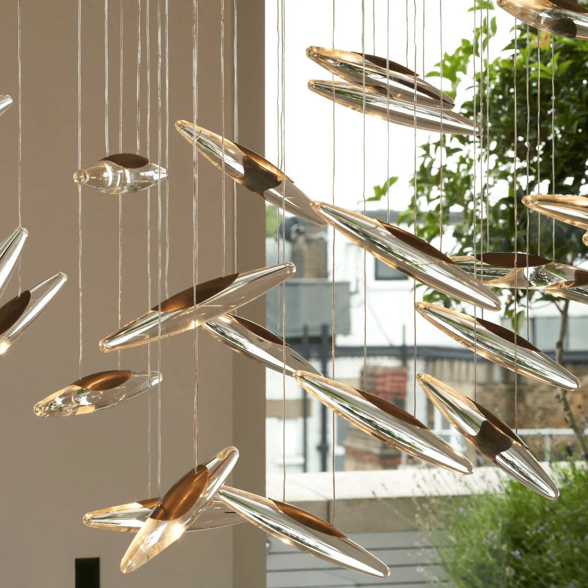 Armira Luxury Moonlight Whispers Glass Chandelier - Letslighting