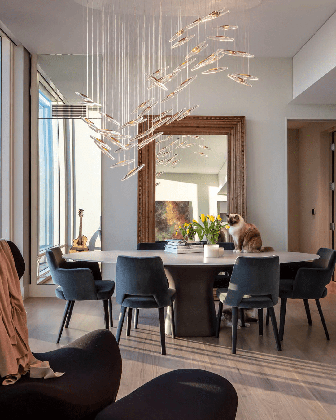 Armira Luxury Moonlight Whispers Glass Chandelier - Letslighting