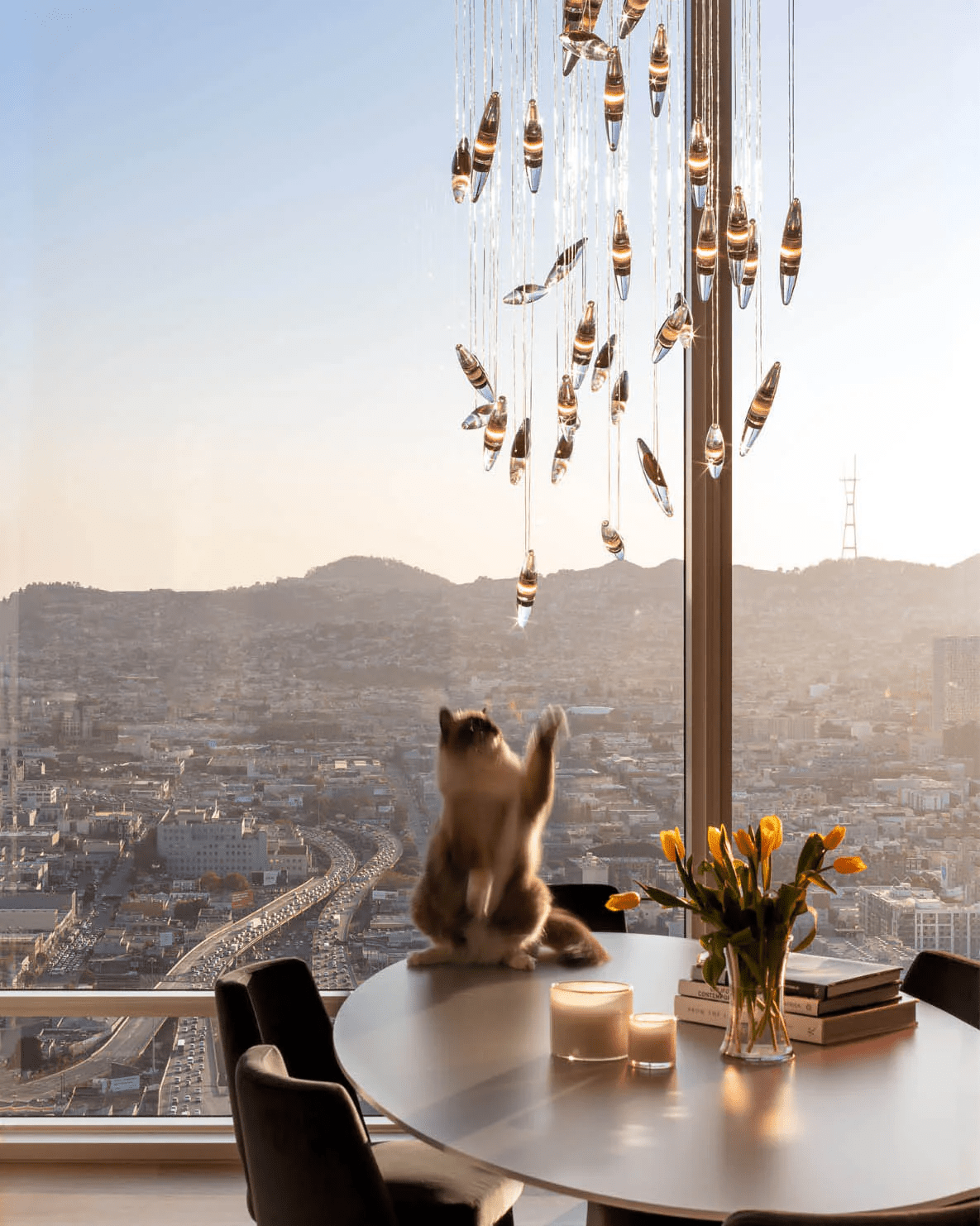 Armira Luxury Moonlight Whispers Glass Chandelier - Letslighting