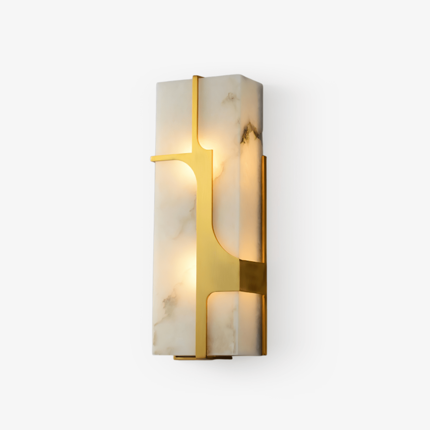 Ocarionis Geometric Alabaster Wall Light
