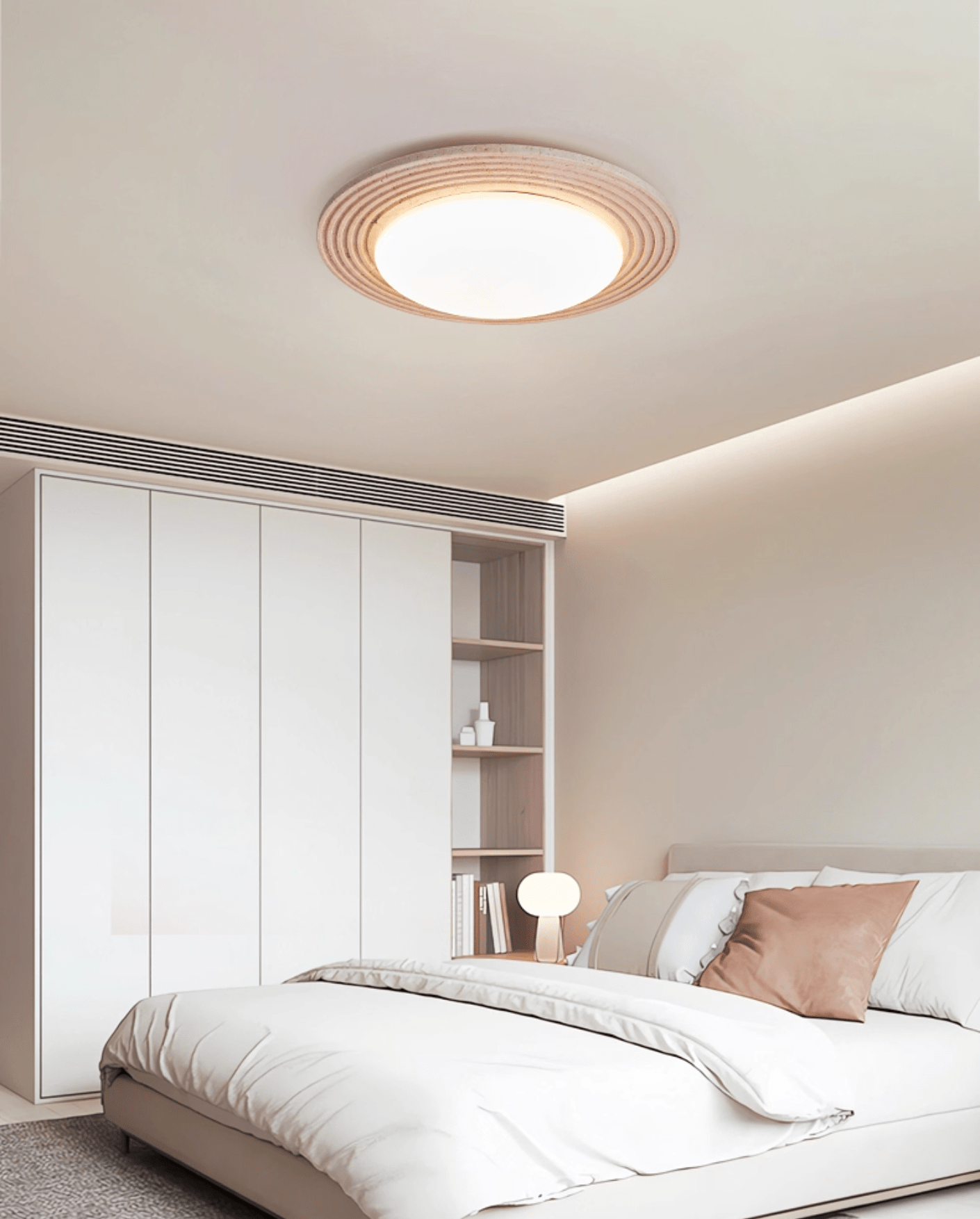 Orinir Minimalist Travertine Ceiling Light