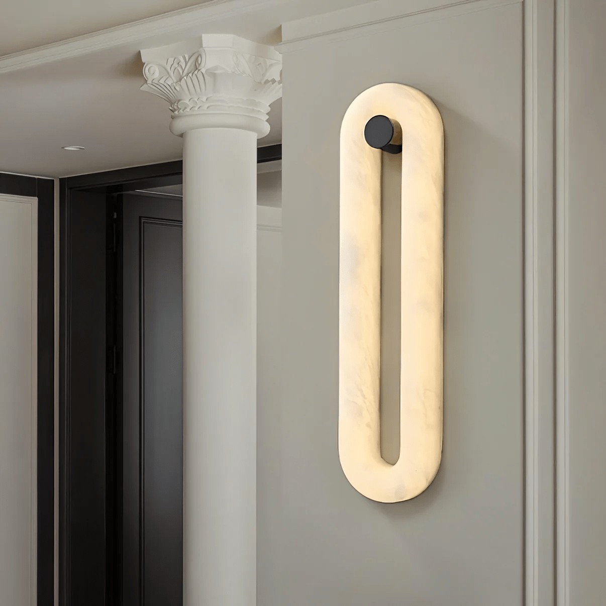 Aurea Modern Alabaster Wall Light
