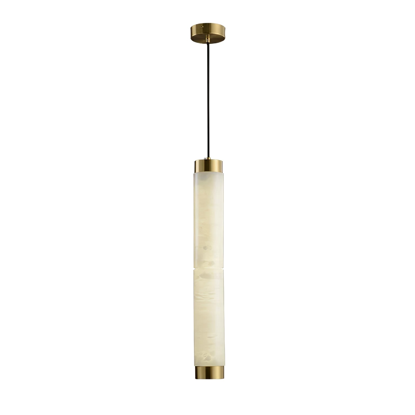 Lira Cylindrical Alabaster Pendant Light