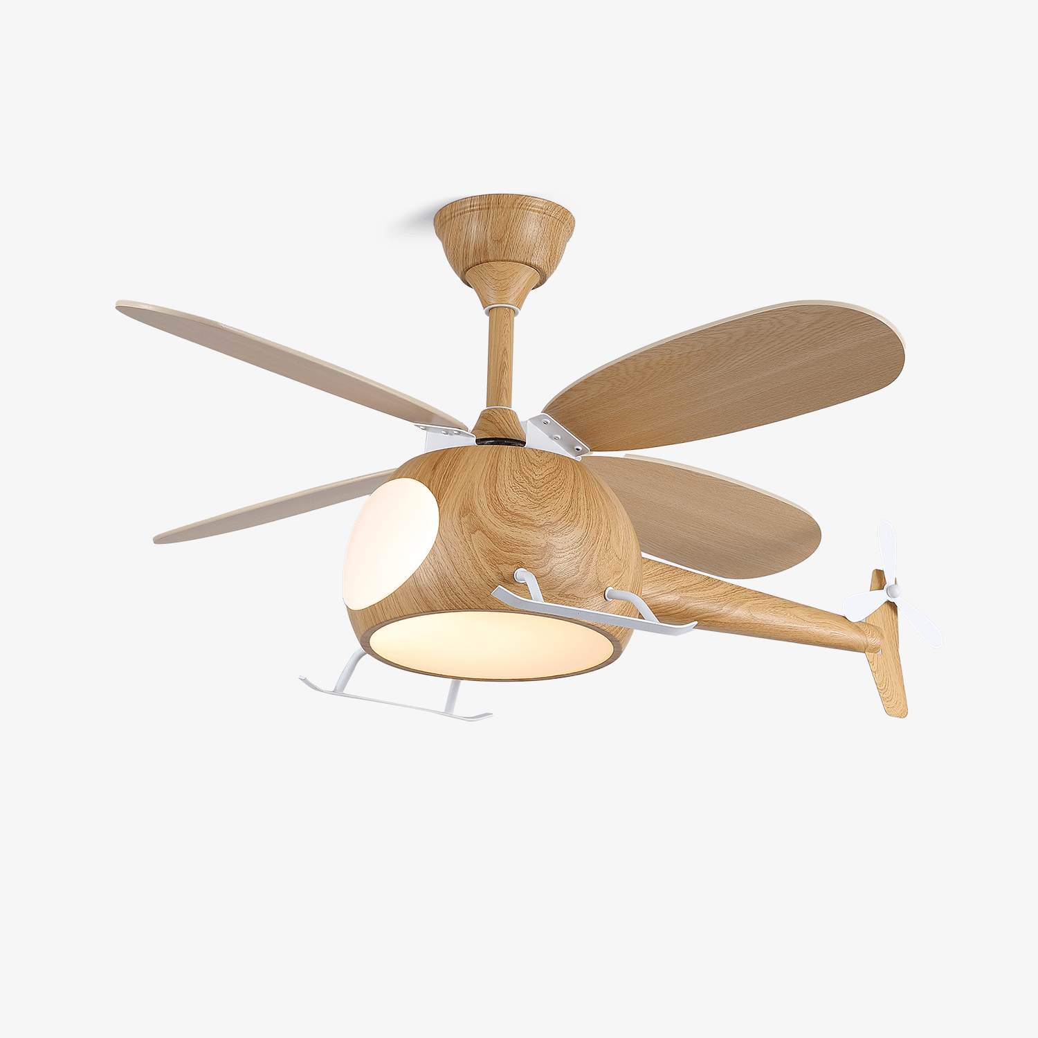 Aviara Modern Wood Ceiling Fan Light - Letslighting