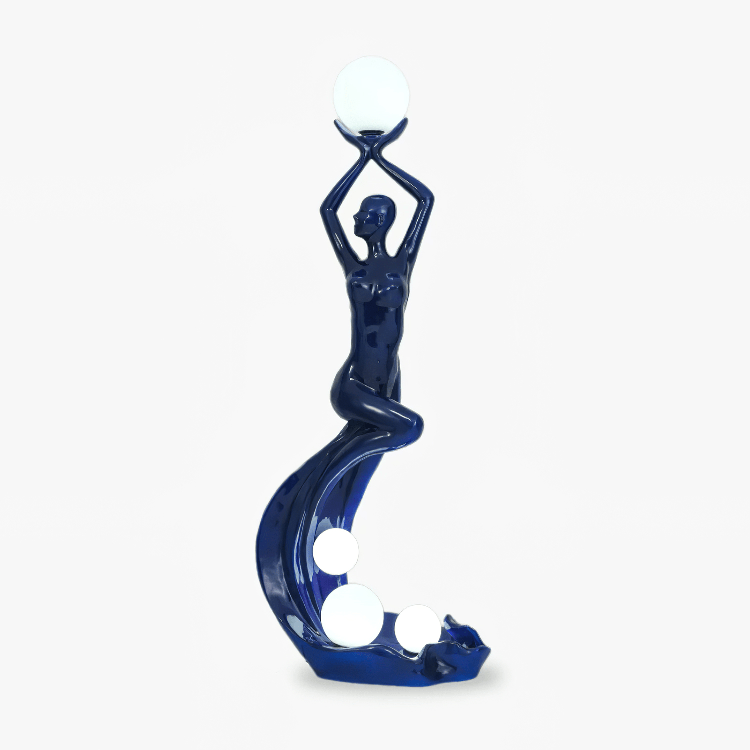 Mermaid Artistic Fiberglass Reinforced Plastic Floor Lamp