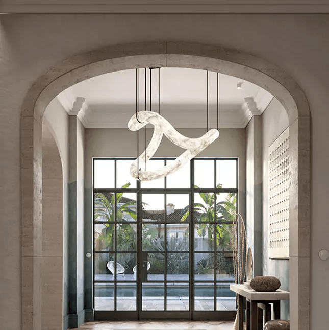 Erya Alabaster Pendant Light Chandelier