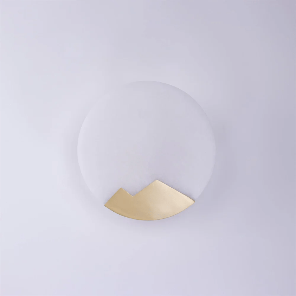 Nova Mountain Shaped Alabaster Wall Light