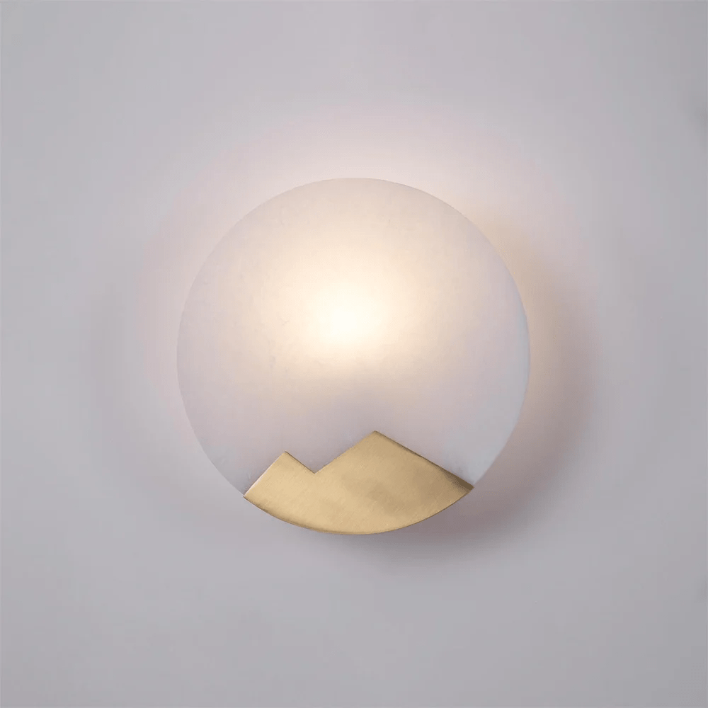 Nova Mountain Shaped Alabaster Wall Light