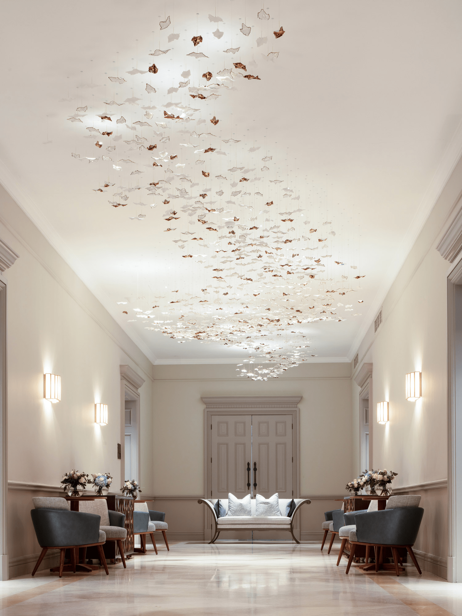 Leaf Twisted Sculptural Customize Chandelier - Letslighting
