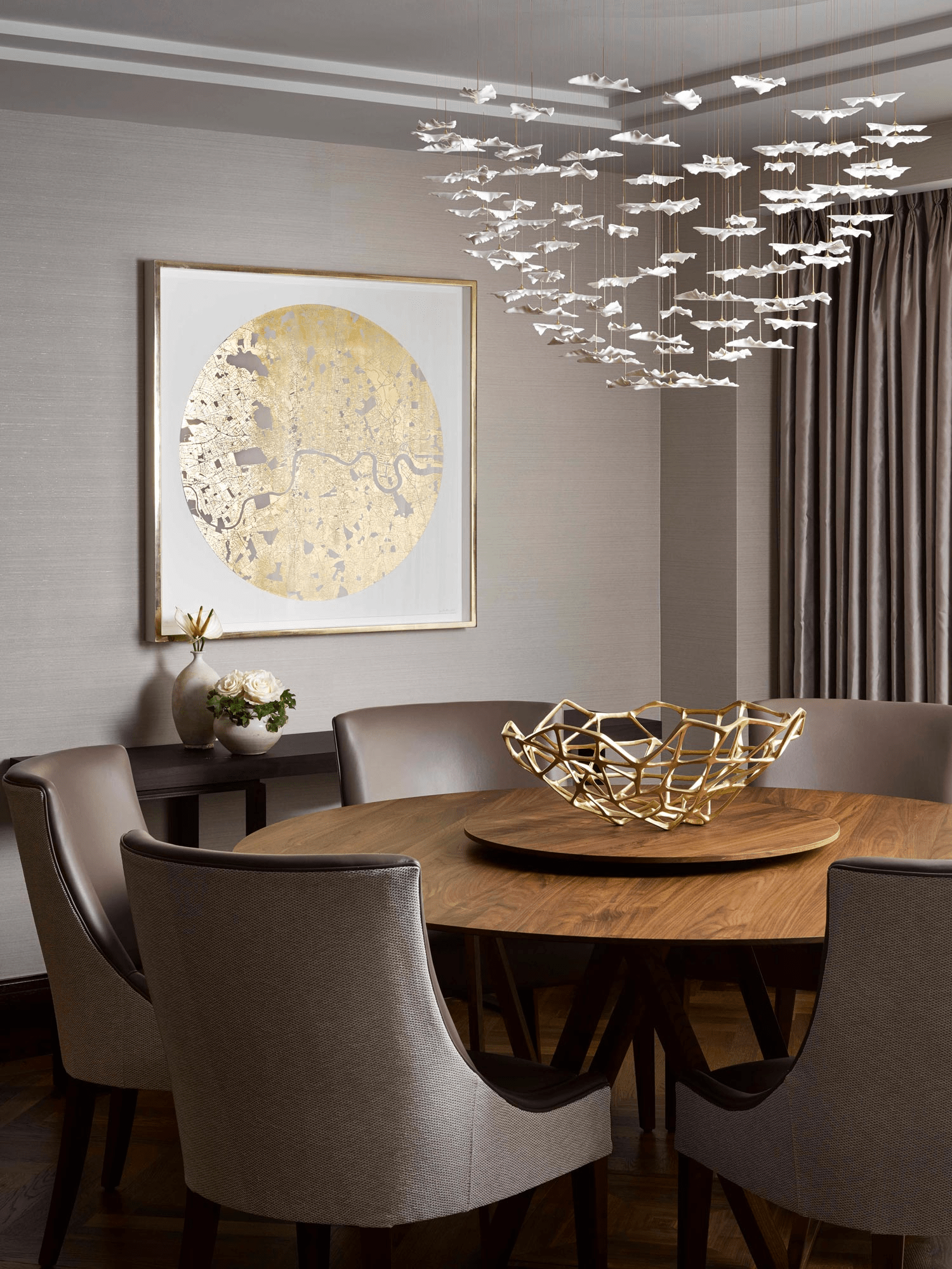 Leaf Twisted Sculptural Customize Chandelier - Letslighting