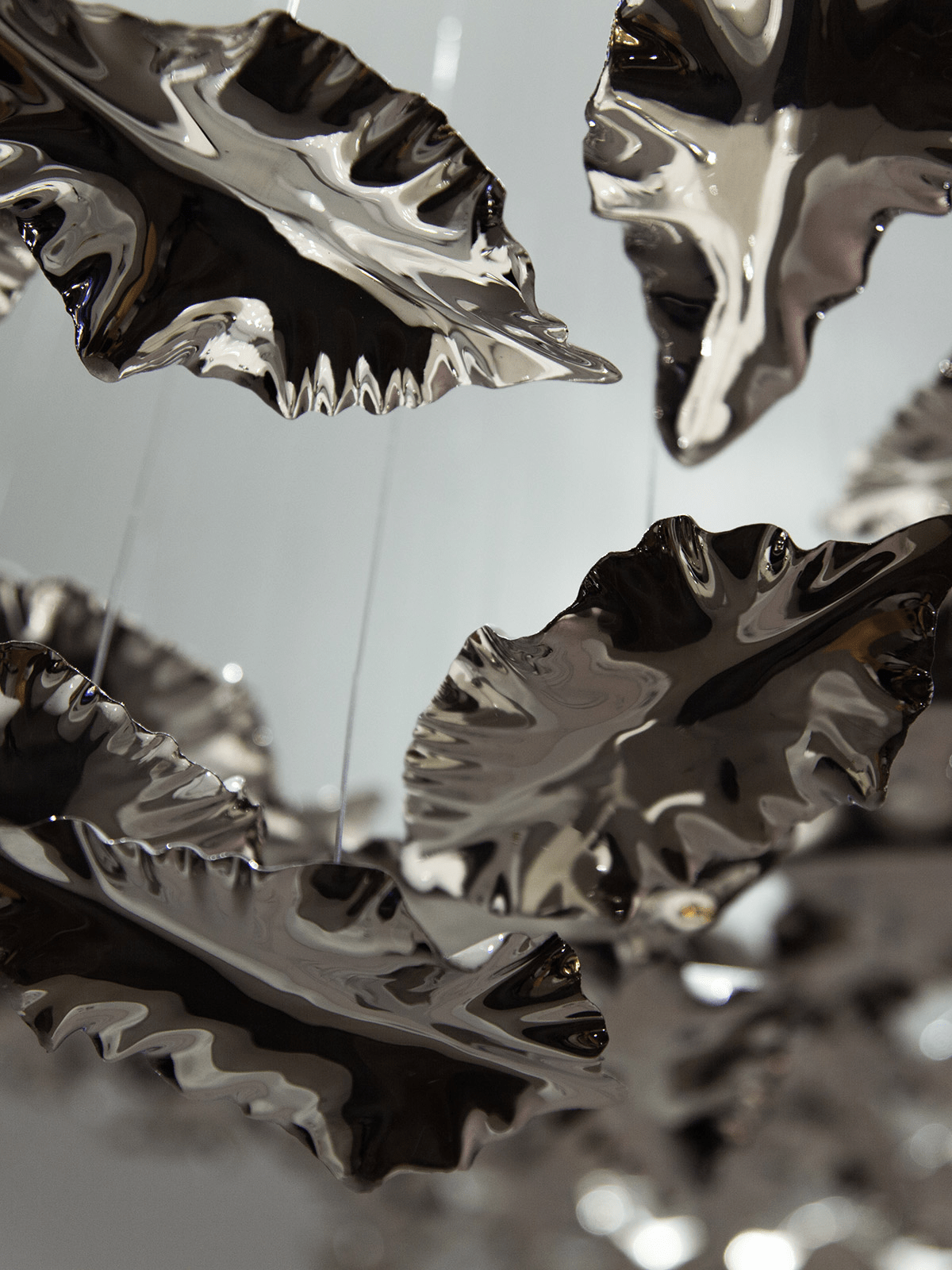 Leaf Twisted Sculptural Customize Chandelier - Letslighting