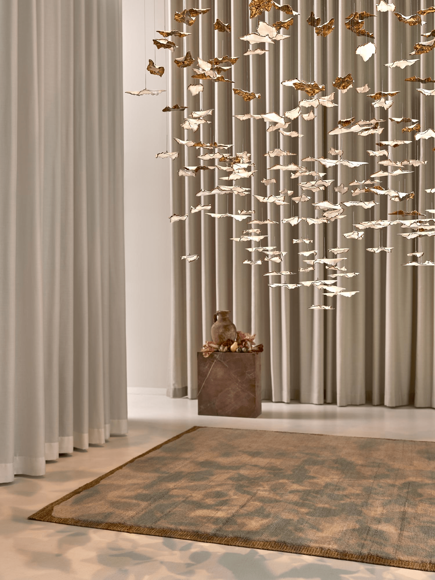 Leaf Twisted Sculptural Customize Chandelier - Letslighting