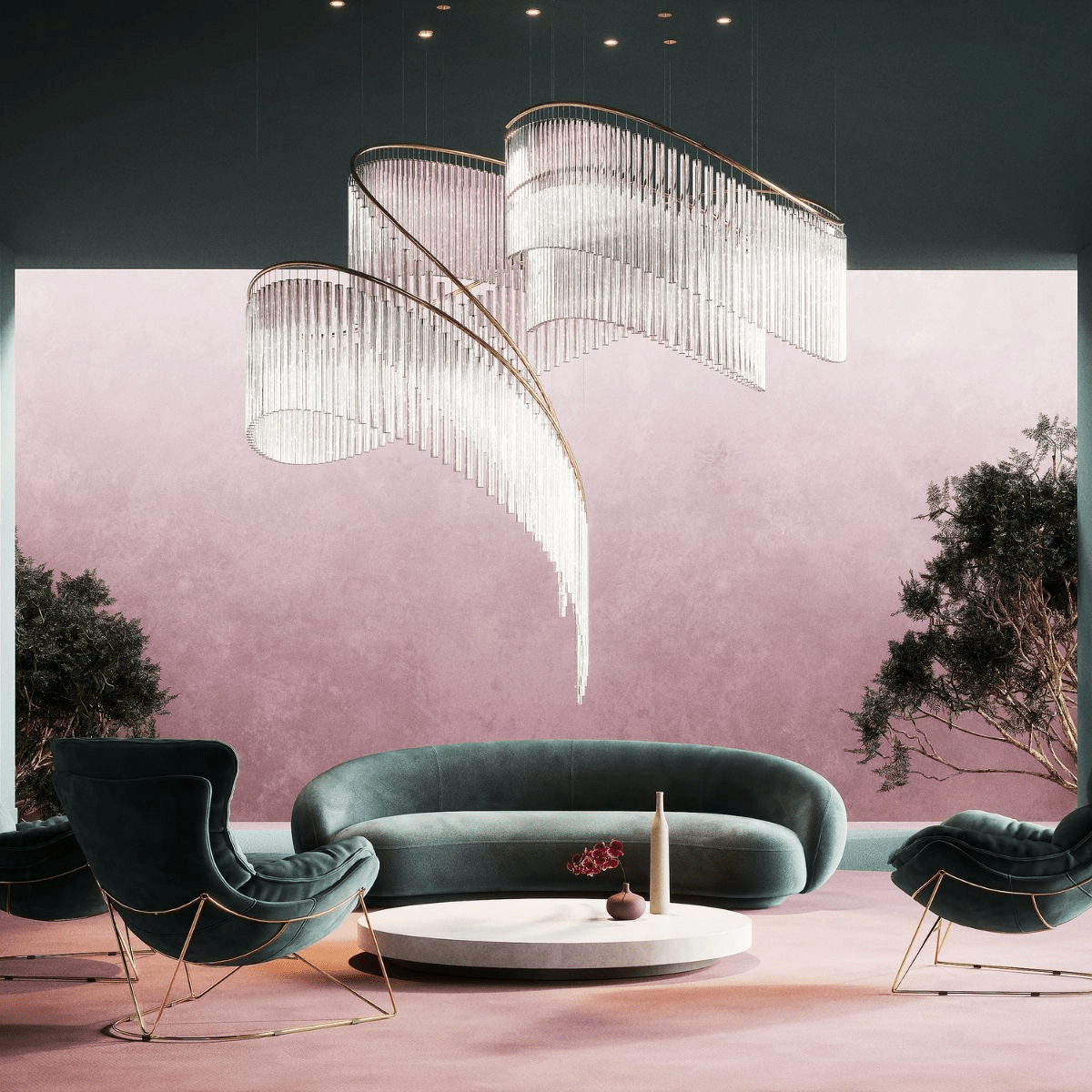 Crystal Spin Customize Chandelier - Letslighting
