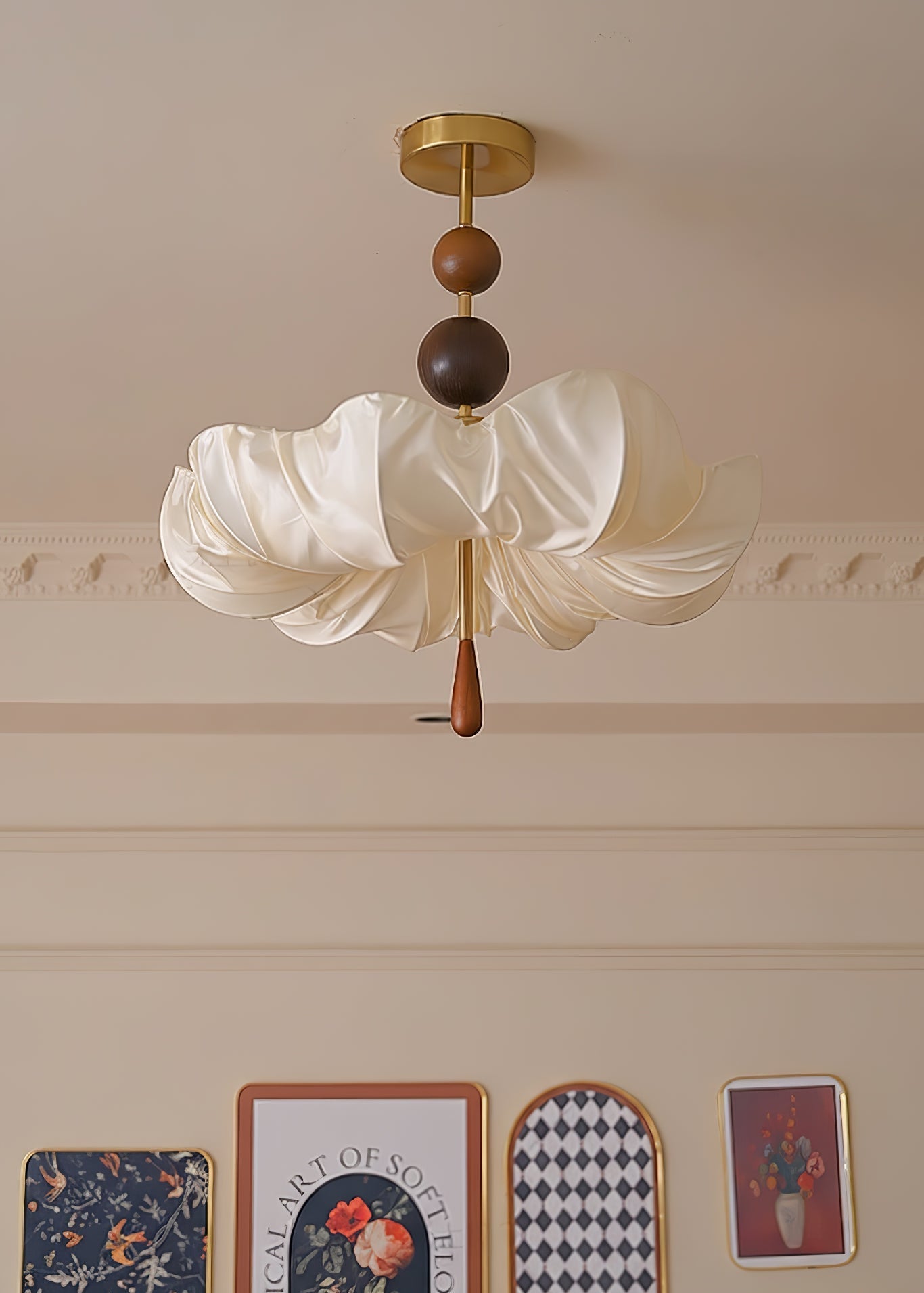 Floralis Fabeic Ceiling Light - Letslighting