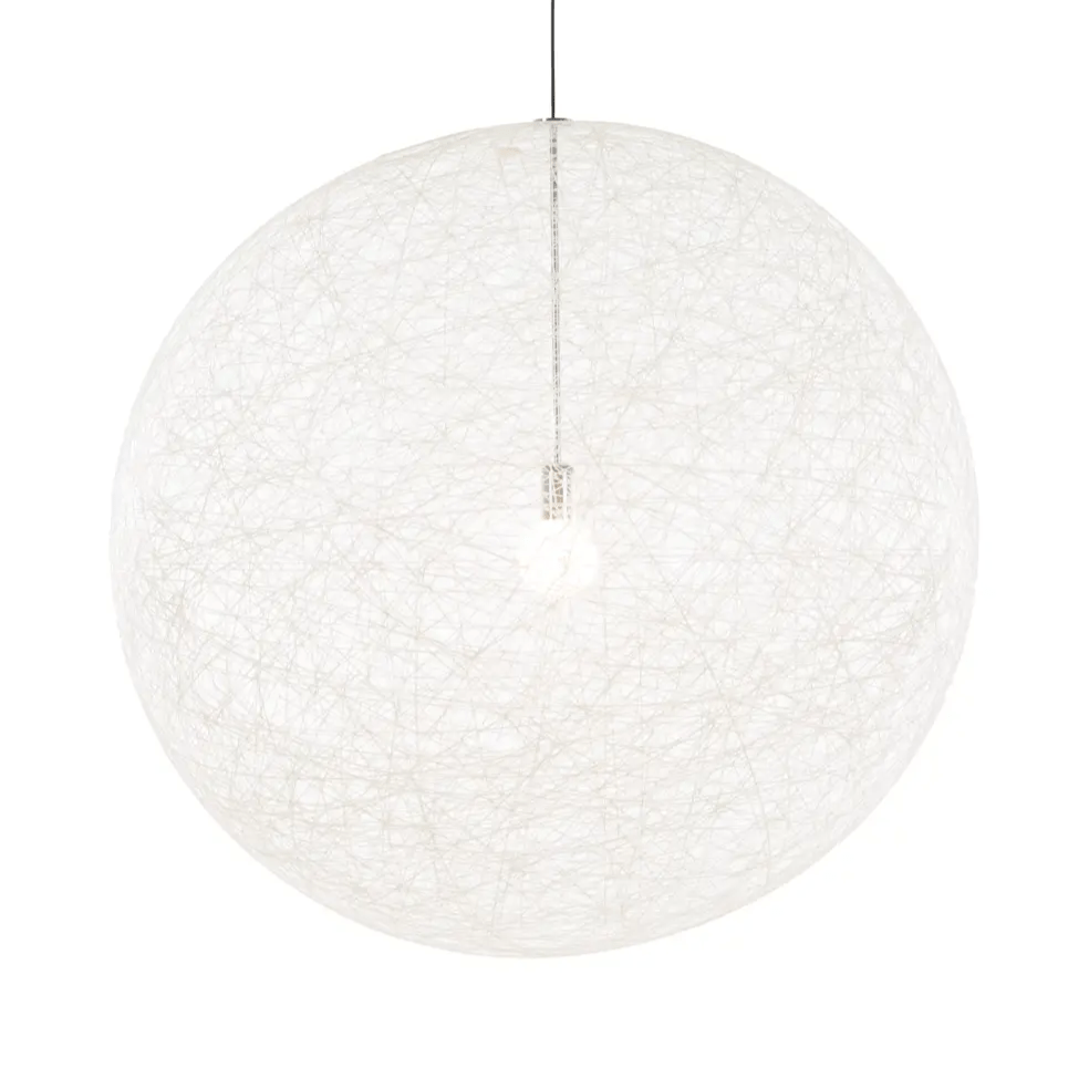 Spherical Modern Metal & Polymers Pendant Light