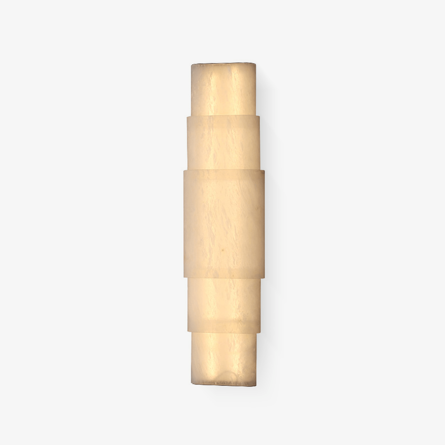 Tiered Minimalist Alabaster Sconce