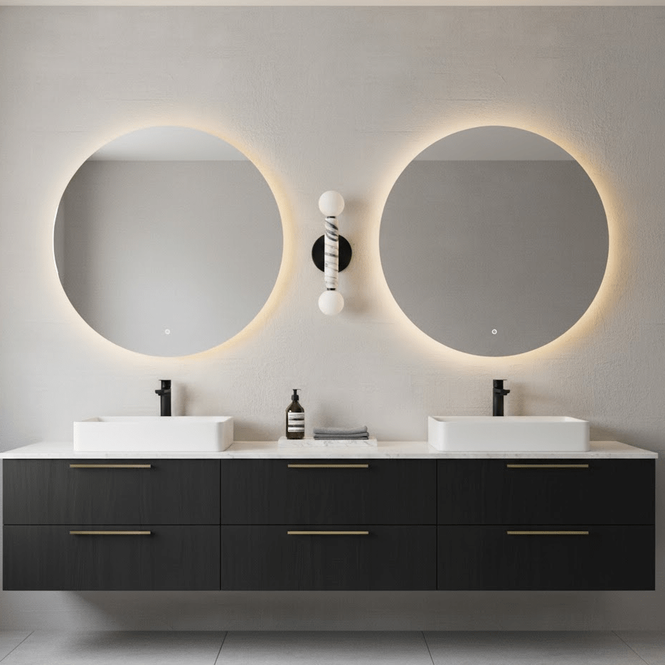 Orb Modern Marble Sconce