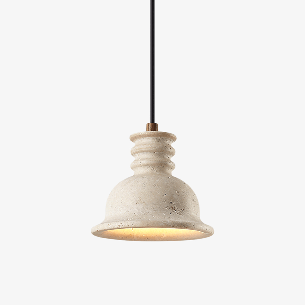 Cassian Modern Travertine Pendant Light
