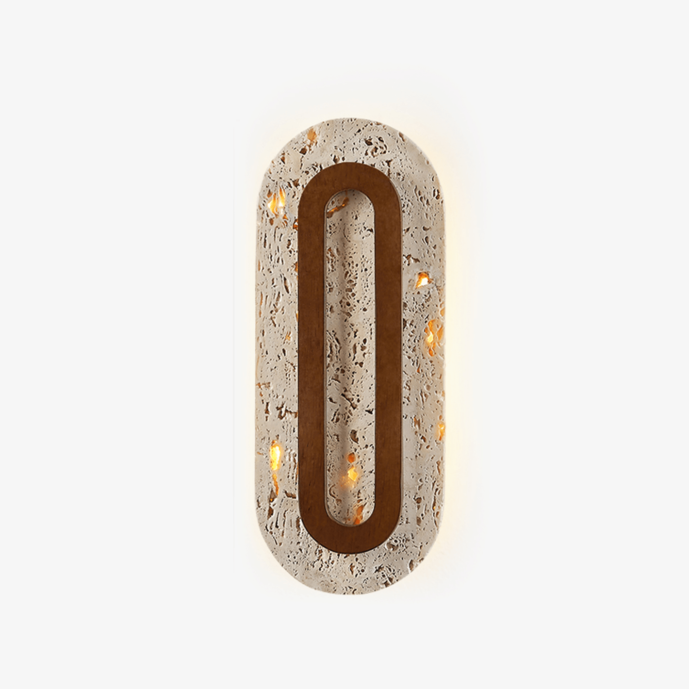 Edrin Modern Travertine Wall Light