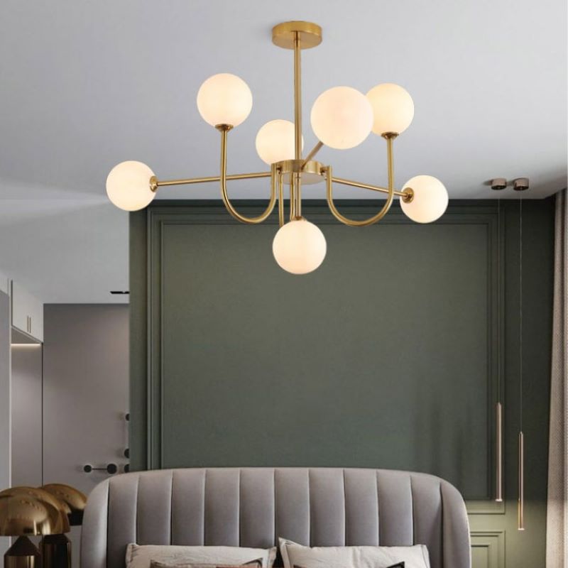 Valentina Modern LED Chandelier Glass Living Dining Room Bedroom