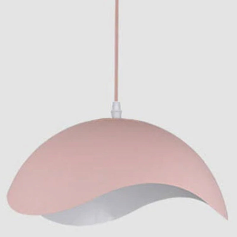 Valentina Colorful Shade Single Pendant Lights, Wood & - Letslighting