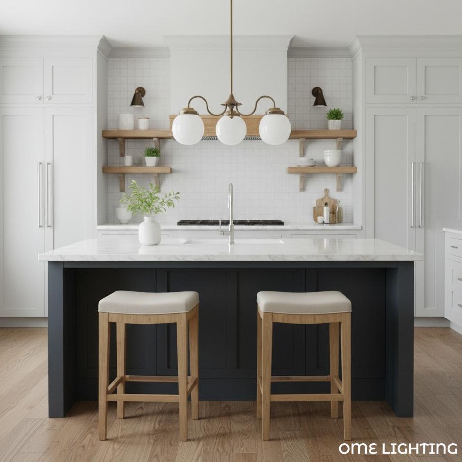 Pearl 3-Light Glass Chandelier