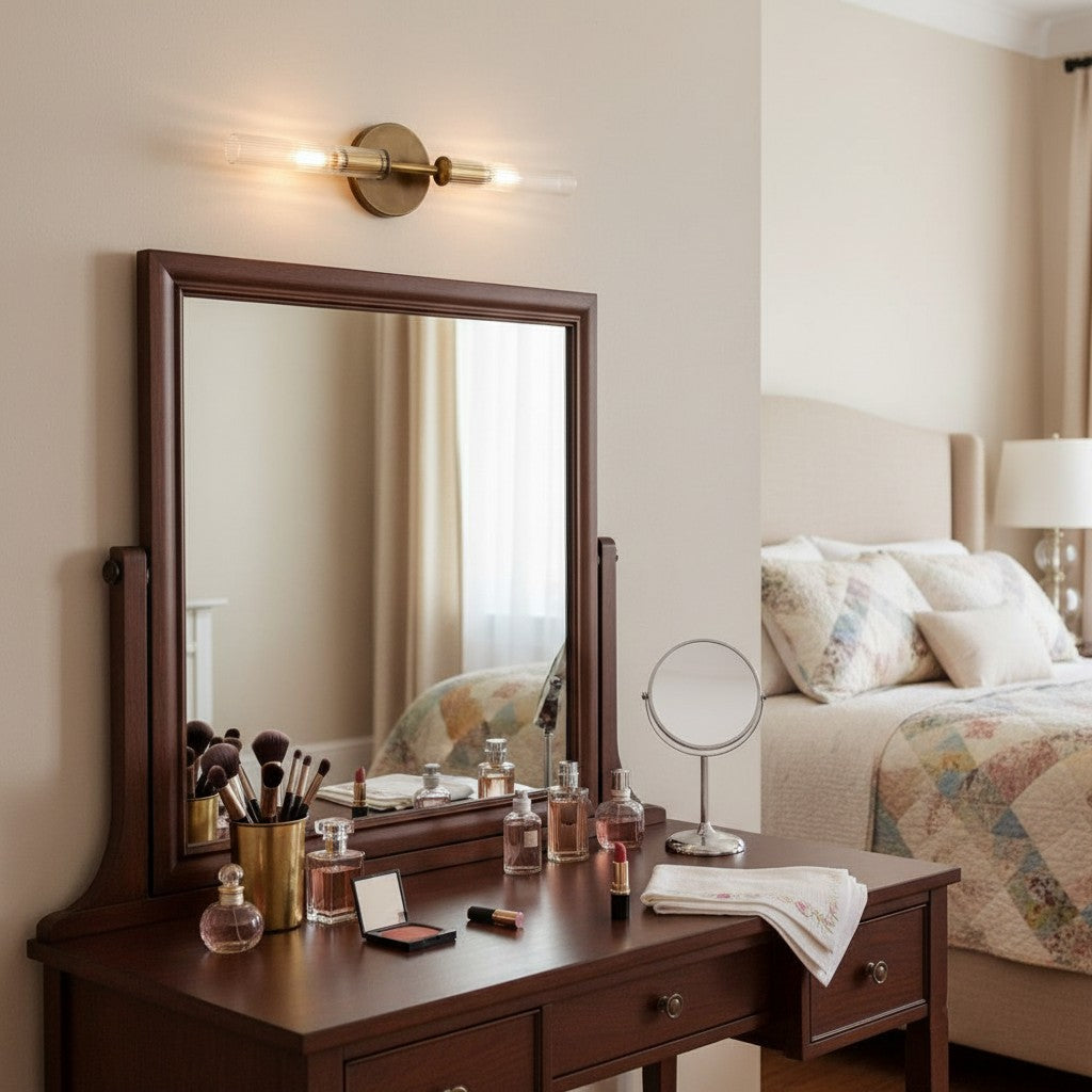 Haze 1 Head Glass Wall Sconce