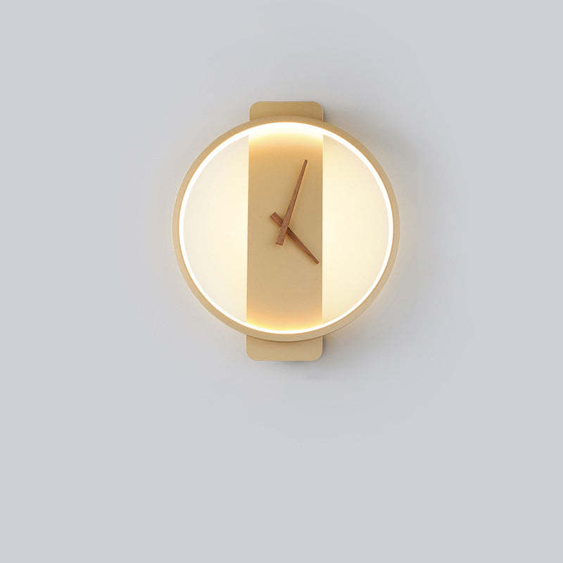 Valentina Arisha Square Clock & Acrylic Wall Lamp - Letslighting