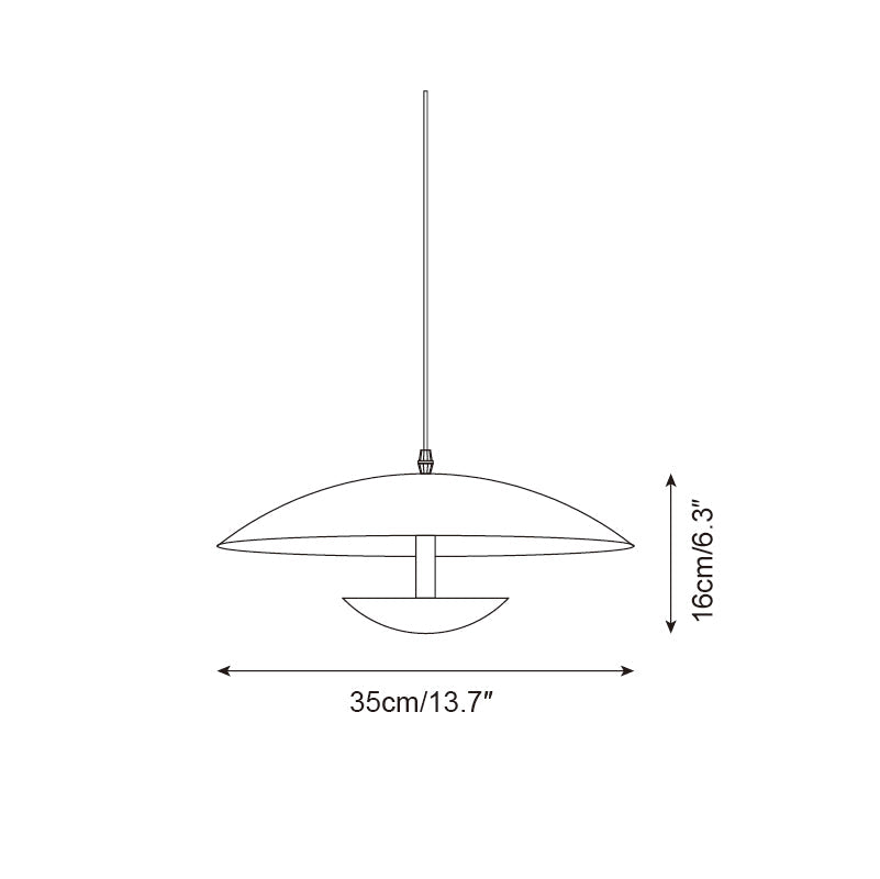 Pylos Minimalist Black Pendant Light - Letslighting