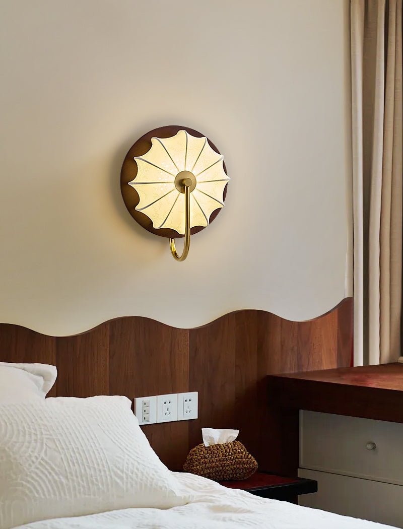 Elowen Fabric Wall Light - Letslighting