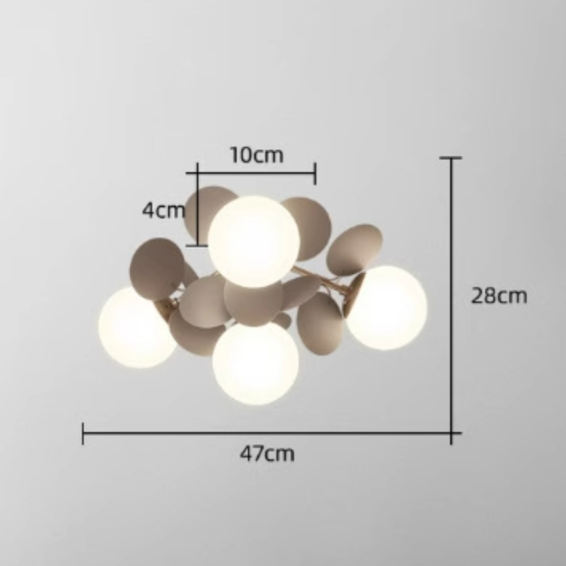 Aria Multicolored Flower Branch Chandelier Living Room - Letslighting