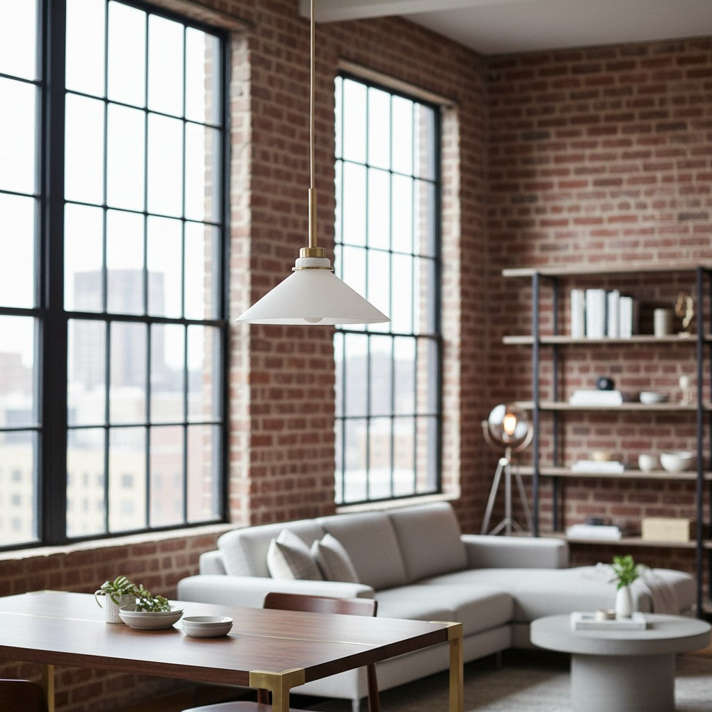 Grange Pendant Light Metal&Glass