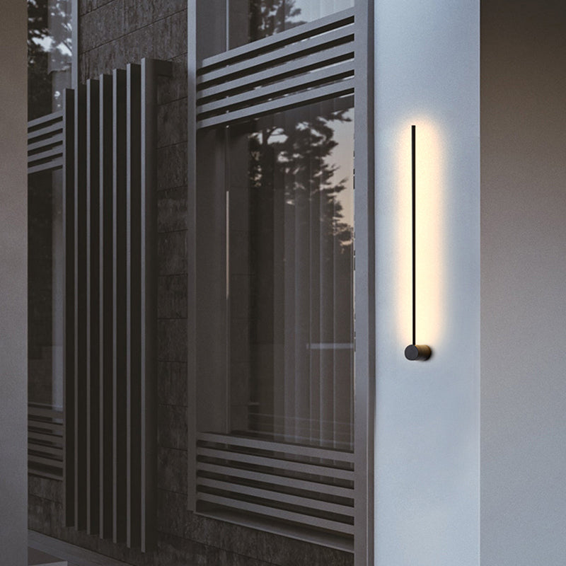 Arisha Minimalist Rotatable Linear LED Outdoor Wall Lamp Corridor Garden