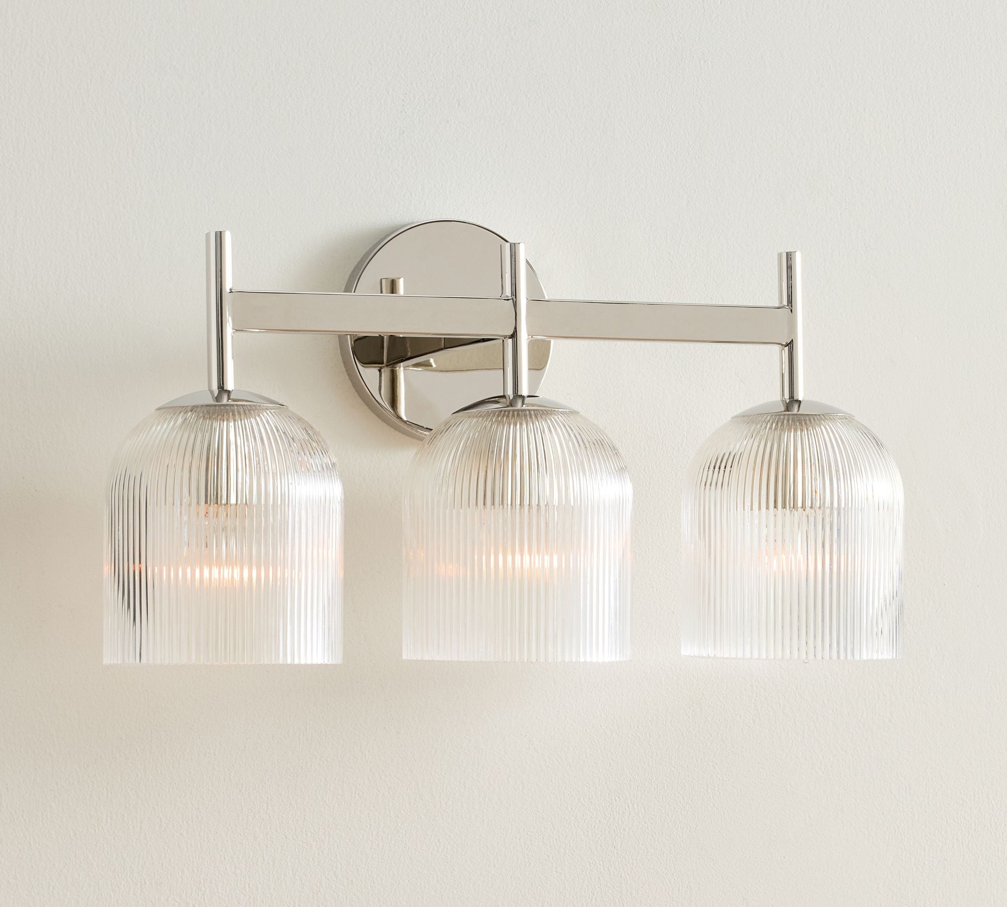 Haze Glass Metal Wall Light