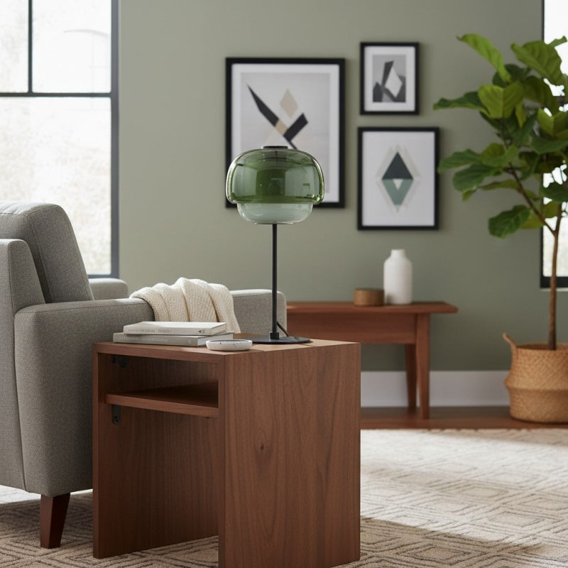 Orbit Glass Table Lamp For Living Room