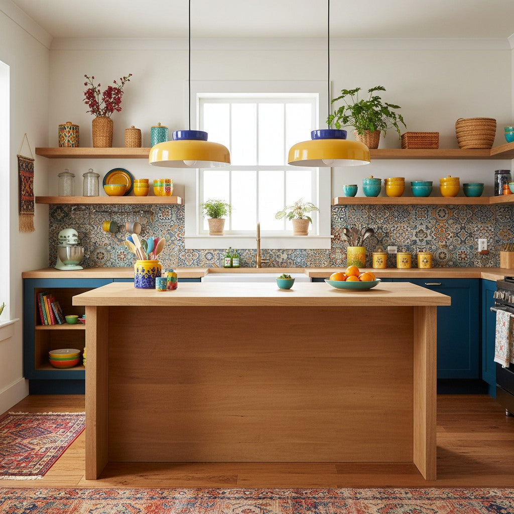 Hues Ceramic Bowl Pendant Light