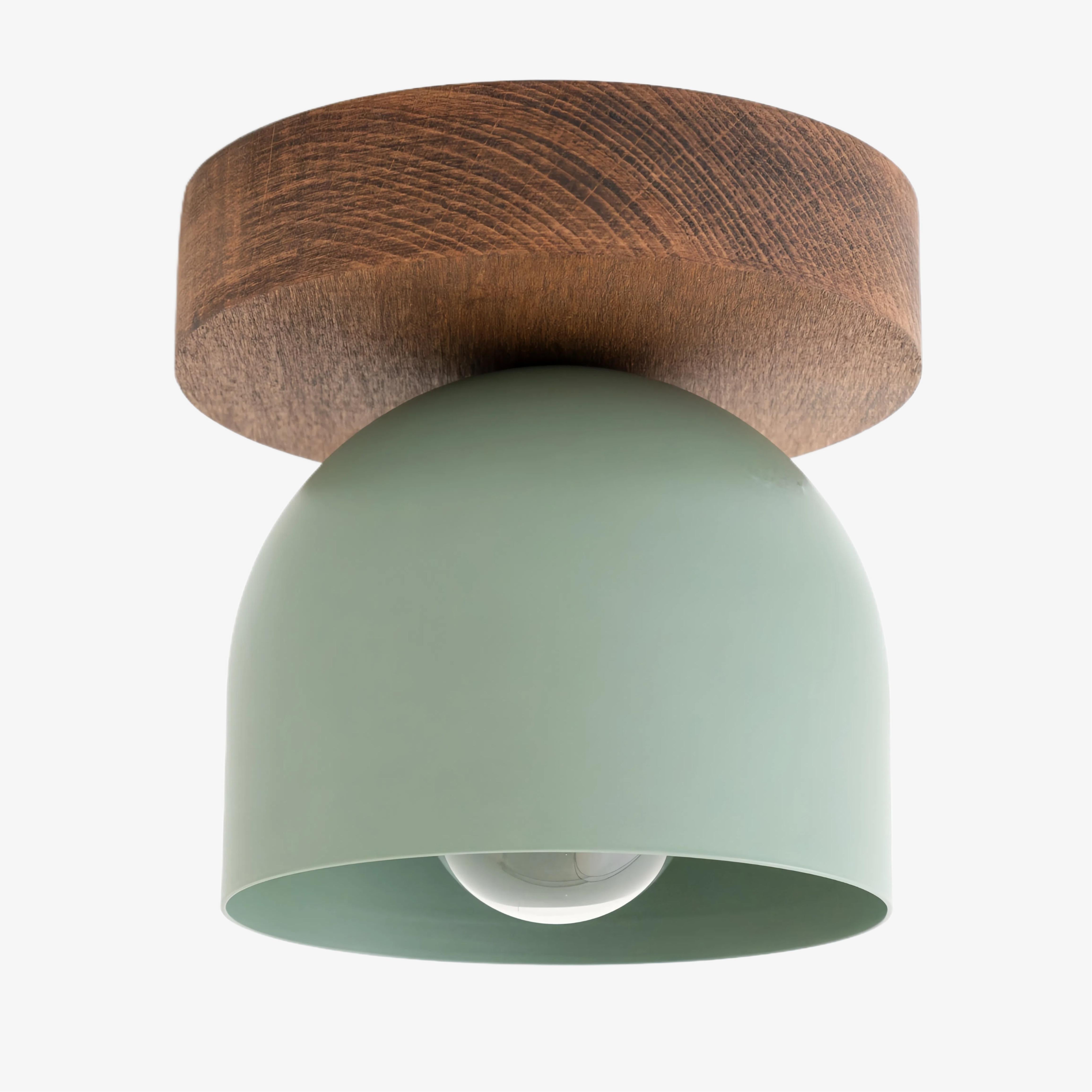 Chroma Ceiling Light Wood Metal Fixture