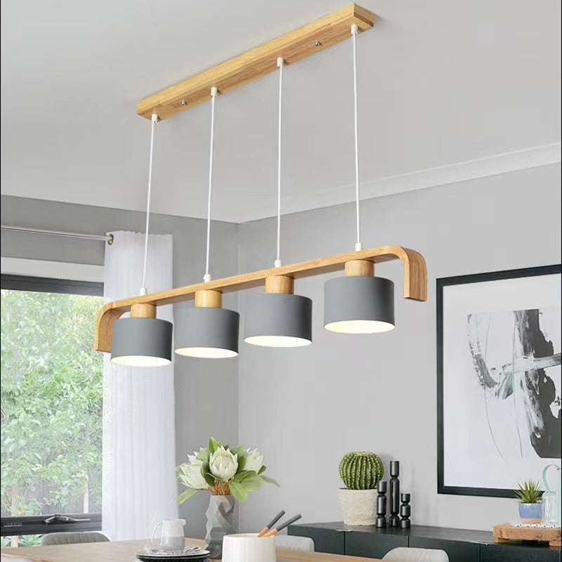 Valentina Pendant Light Cylinder Nordic Bamboo Bedroom