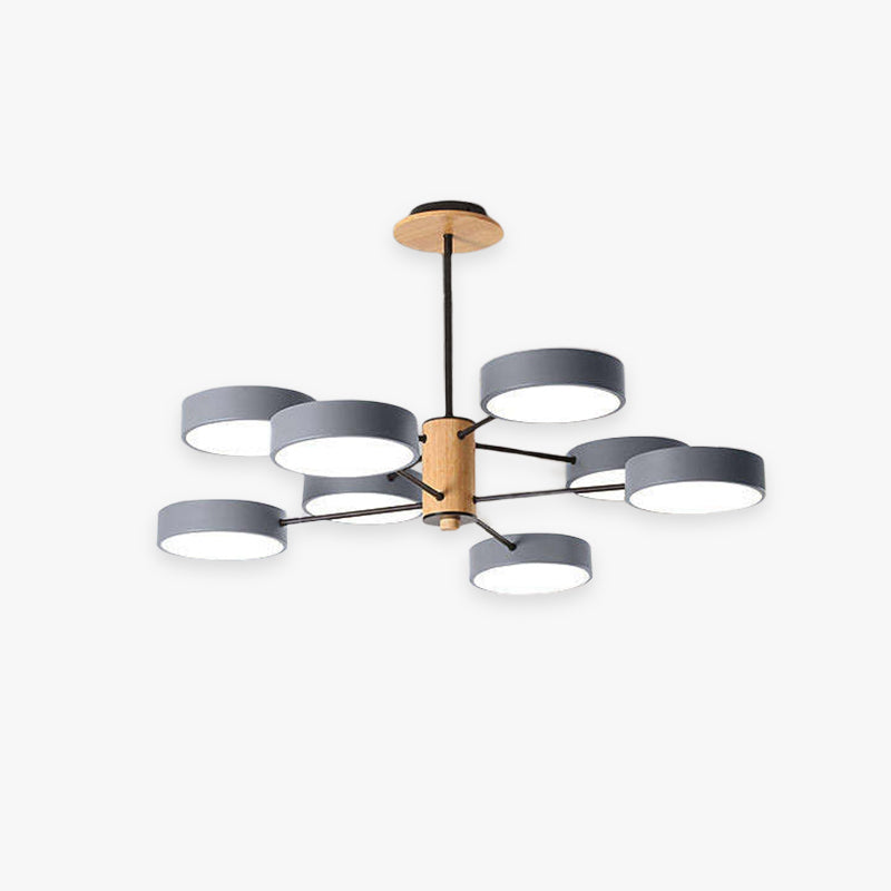 Arisha Art Deco Pendant Light Wood - Letslighting