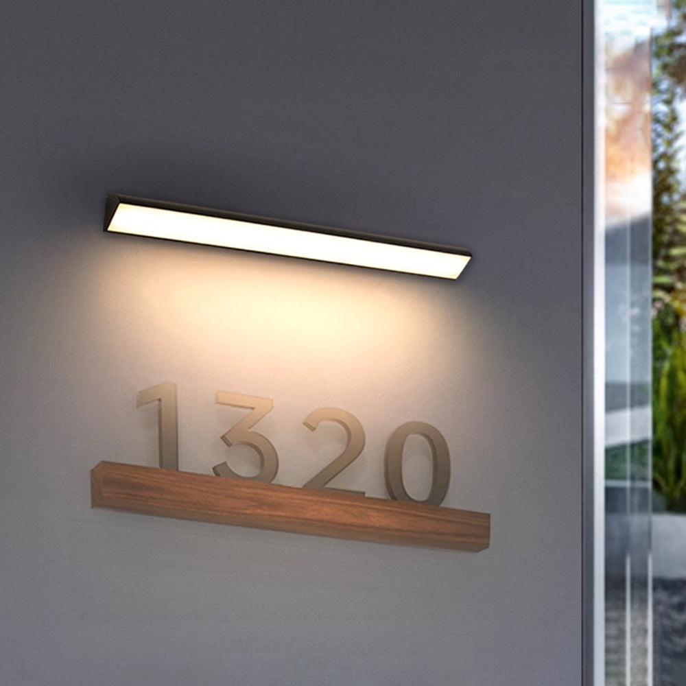 Arisha Modern Tri-Prism Acrylic Waterproof Outdoor Wall Lamp - Letslighting