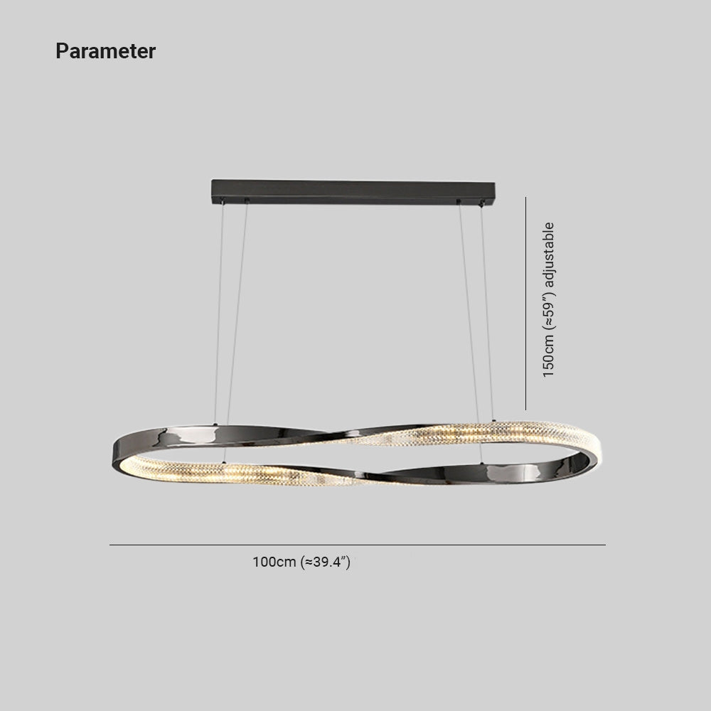 Kristy Pendant Light, Aluminium & Arcylic, 1/2 Rings, 2 Color - Letslighting