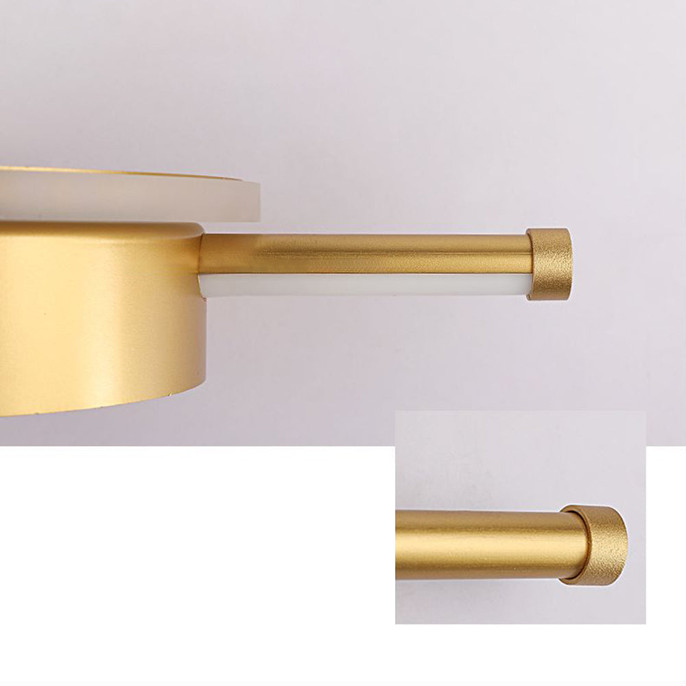 Arisha Modern Round Linear Metal Wall Lamp