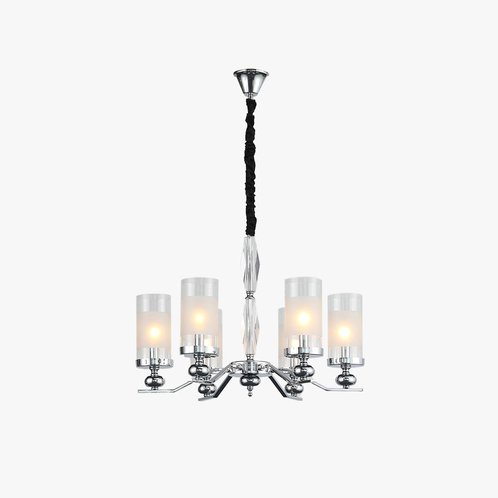 Silva Retro Metal Glass Chandelier Wall Lamp Living Room
