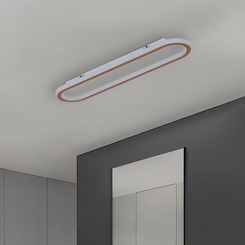 Arisha Minimalist Rectangular Flush Mount Ceiling Light - Letslighting