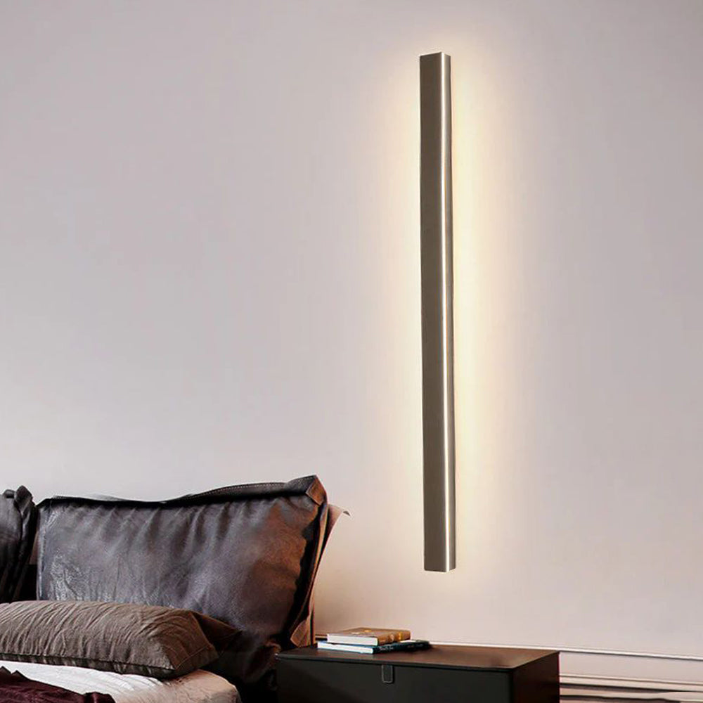 Arisha Sleek Minimalist Rimless Linear Outdoor Wall Light - Letslighting